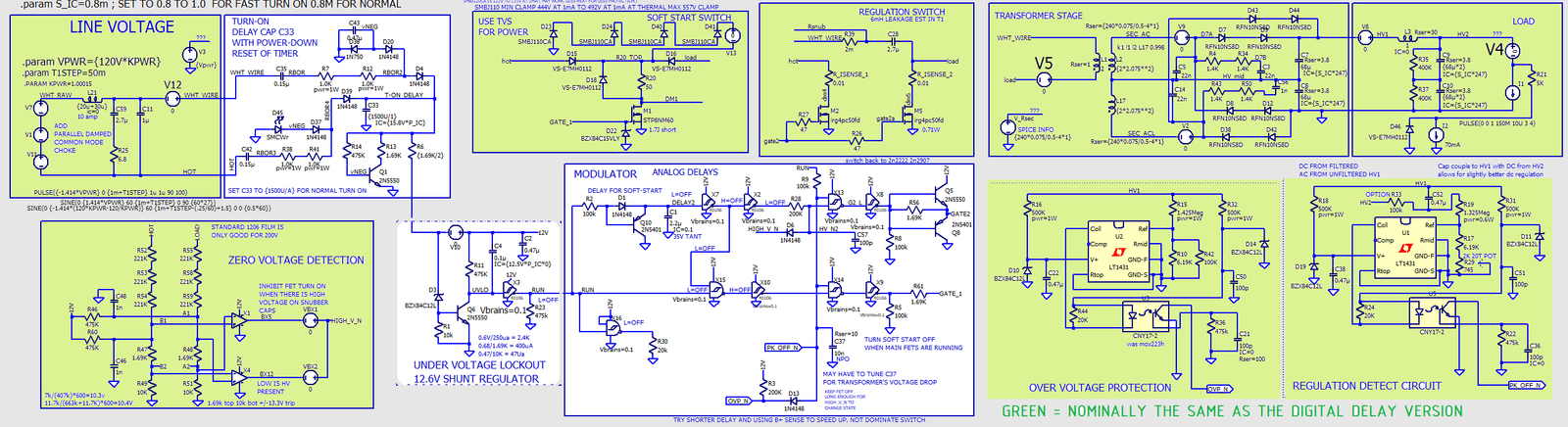 full analog sch